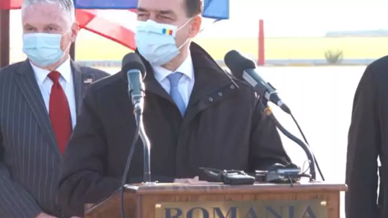 Premierul Ludovic Orban: Cantitățile de vaccin COVID se distribuie proporțional cu populația ficărei țări a UE