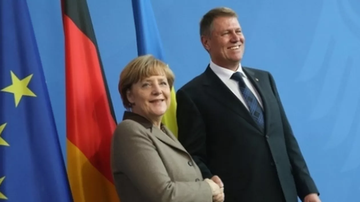 Klaus Iohannis a vorbit la telefon cu Angela Merkel, înaintea reuniunii Consiliului European