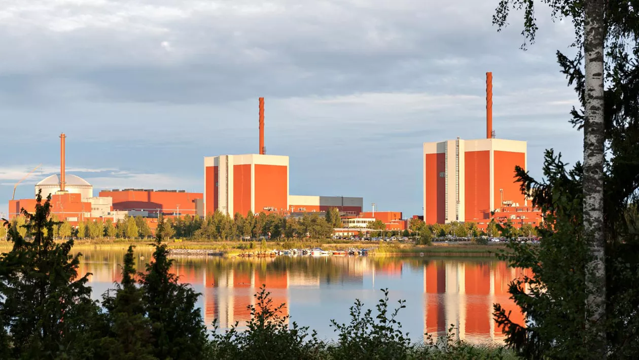 O centrala nucleară din Finlanda a fost oprită din cauza nivelului ridicat de radiații
