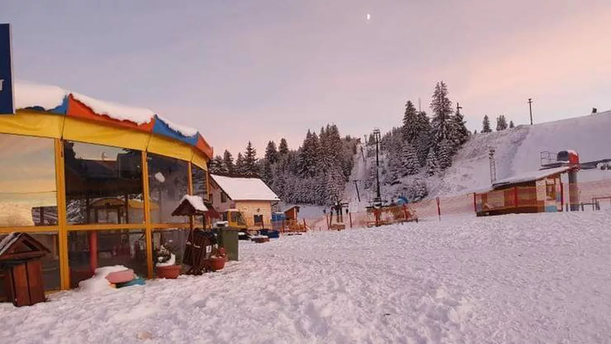 Cel mai mare strat de zăpadă din țară se regăsește la Bâlea Lac