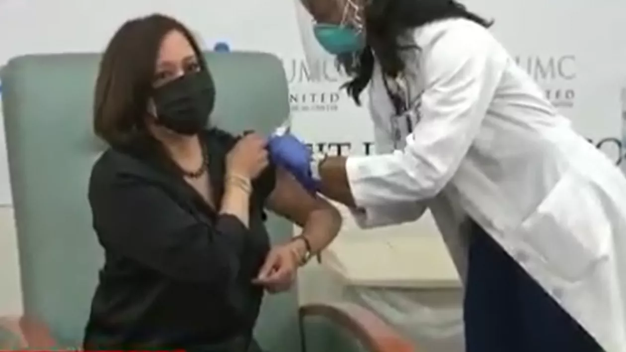 Kamala Harris, vicepreședintele ales al SUA, a fost vaccinată împotriva COVID-19. ''Vreau să încurajez pe toată lumea să se vaccineze'' (VIDEO)