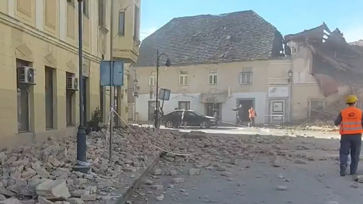 Cutremur devastator în Croația: Alte două seisme puternice s-au produs miercuri dimineaţă