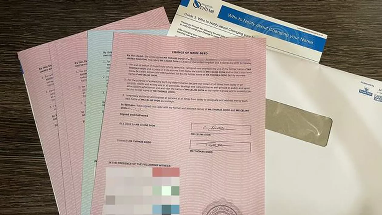 Un bărbat în vârstă de 30 de ani a băut peste măsură, iar apoi și-a schimbat numele în cel al artistei sale preferate. Familia a reacționat într-un mod halucinant