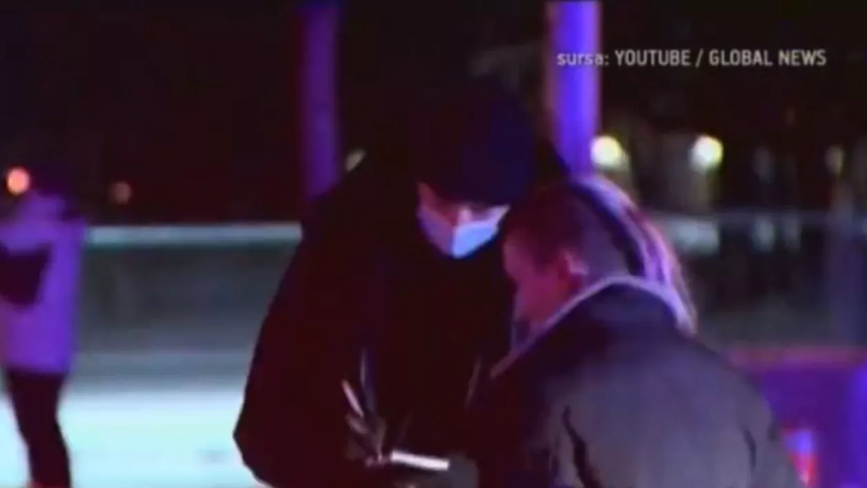 Amendă neobișnuită în Canada, pentru încălcarea carantinei. O femeie a ieșit cu soțul în lesă și a declarat că își plimbă animalul de companie. Cum au reacționat autoritățile (VIDEO