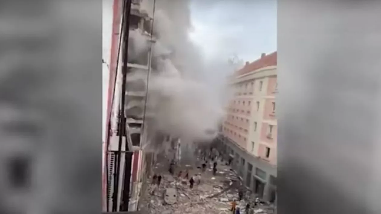 Bilanţul exploziei cauzate de o scurgere de gaze la Madrid creşte la patru morţi