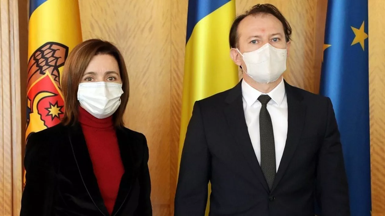 Maia Sandu, întâlnire cu Florin Cîțu: „Subiectul principal al discuției, modul în care România ne poate ajuta să avem acces cât mai rapid la vaccinul anti-Covid-19” / Guvernul va transmite și alte ajutoare Republicii Moldova