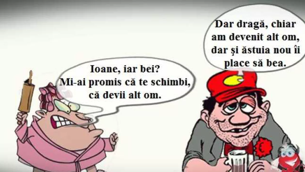 CELE MAI TARI BANCURI CU BEȚIVI: Ce îi oferă de băut soacra unui bețiv