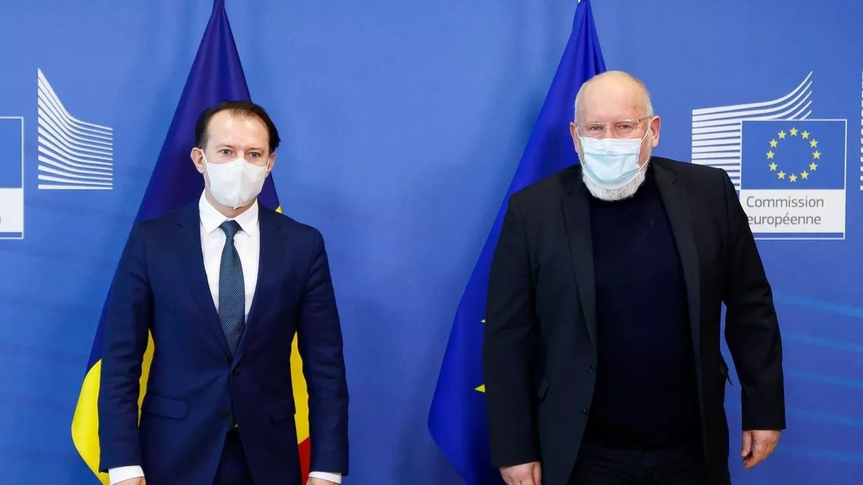 Florin Cîțu, întrevedere cu vicepreședintele executiv al Comisiei Europene. Discuțiile s-au concentrat pe obiectivele formulate prin Pactul Ecologic European