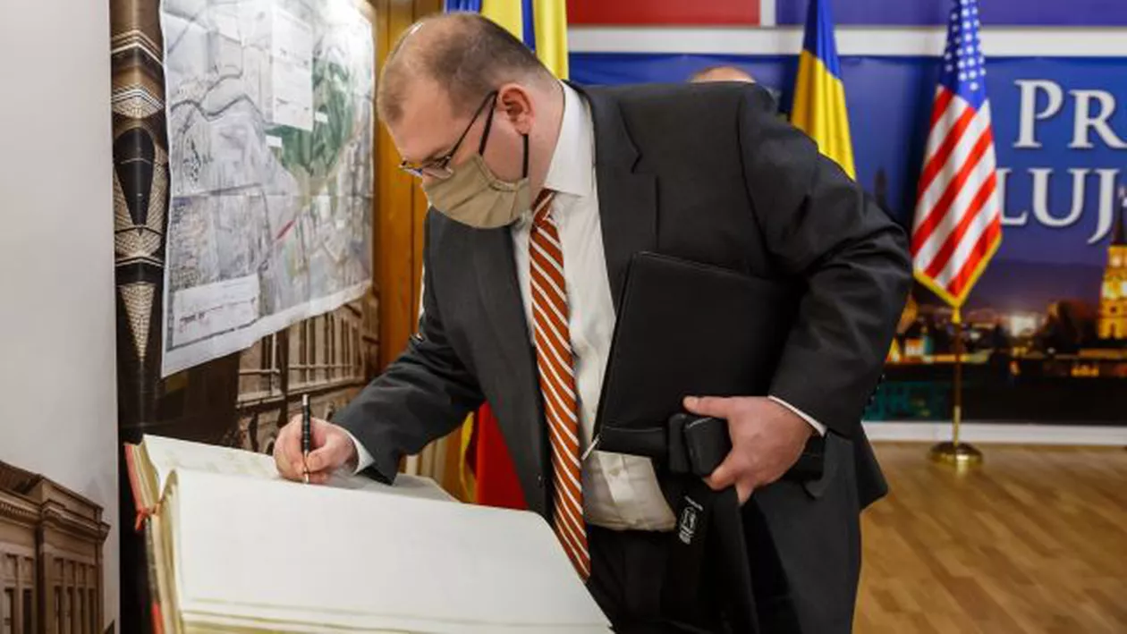 Însărcinatul cu Afaceri al Ambasadei SUA în România s-a întâlnit la sediul PSD cu Marcel Ciolacu