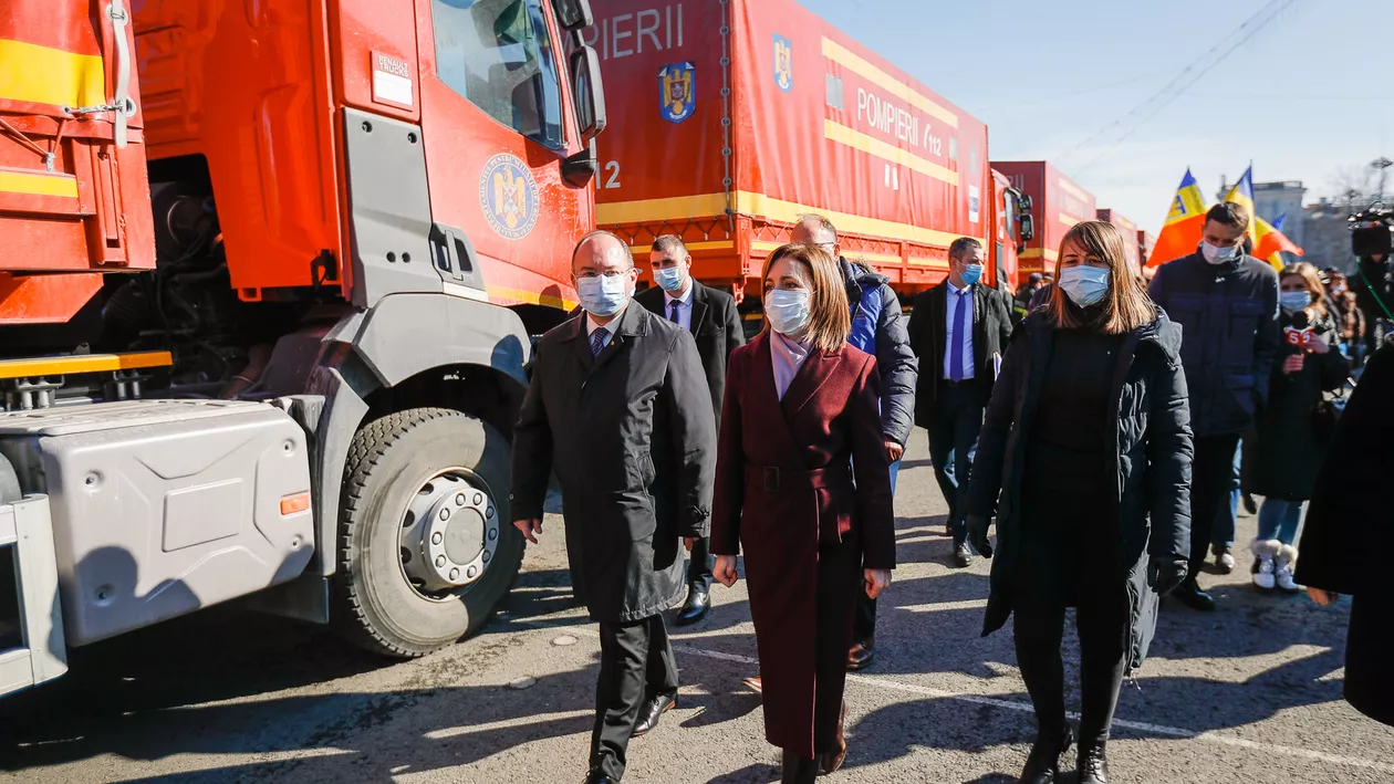 Un nou ajutor umanitar gratuit pentru Republica Moldova. Maia Sandu: „Îi mulțumesc României pentru sprijinul constant” / Ce a discutat cu Bogdan Aurescu (MAE), la Chișinău