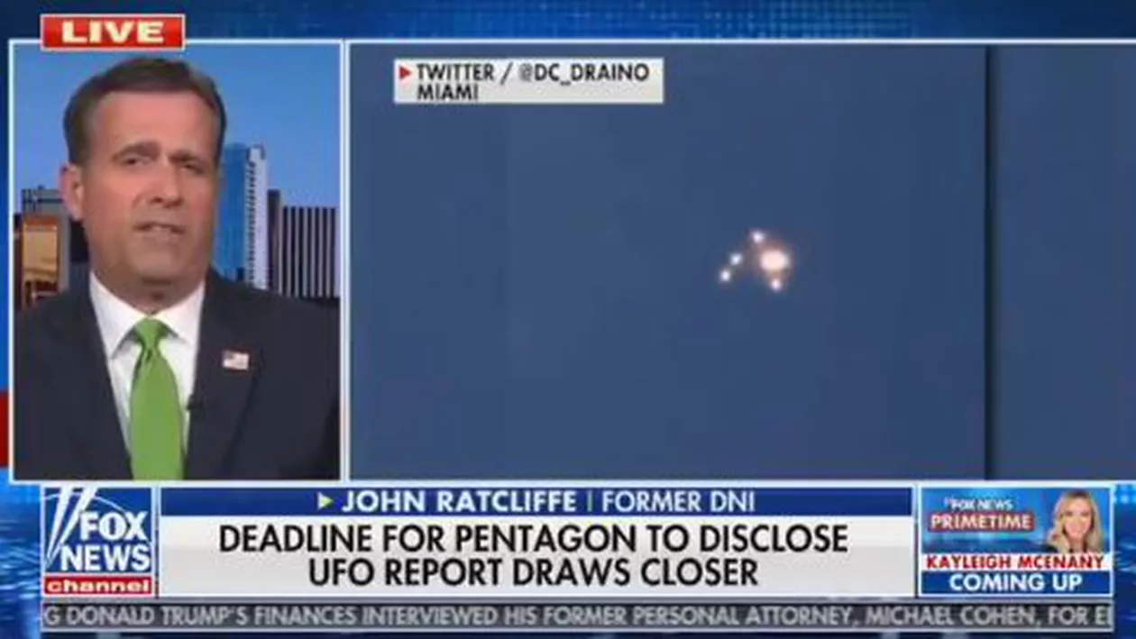 Fostul director al Agenţiei de Informaţii Naţionale din SUA spune că americanii au dovezi privind OZN-urile: Sunt fenomene inexplicabile, mişcări ce nu se pot face cu tehnologia de care dispunem acum (VIDEO)