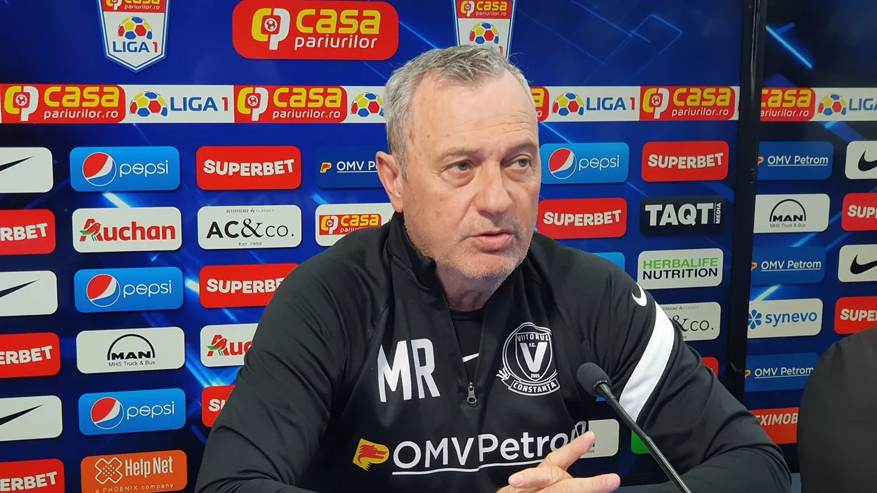 Mircea Rednic, demis de la Viitorul Constanța: „Când nu sunt rezultate, întotdeauna antrenorul e responsabil”