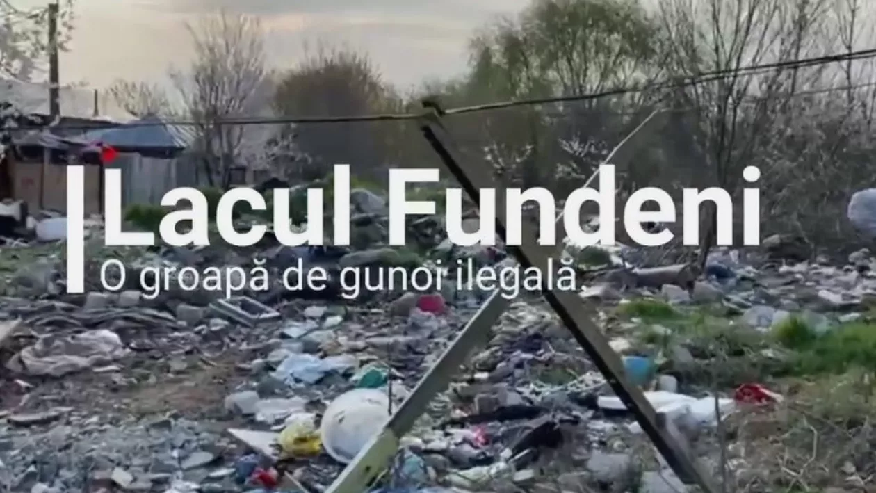 Acțiuni de ecologizare pe Lacul Fundeni. 343 tone de gunoaie au fost strânse, însă curățenia este departe de a fi terminată (VIDEO)