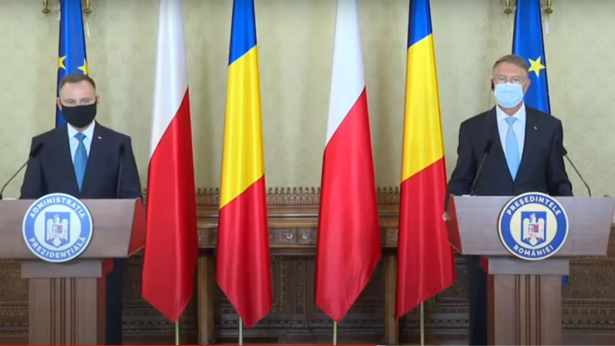 Klaus Iohannis, după discuțiile cu președintele Andrzej Duda: România și Polonia acordă o atenție deosebită întăririi rezilienței NATO (VIDEO)