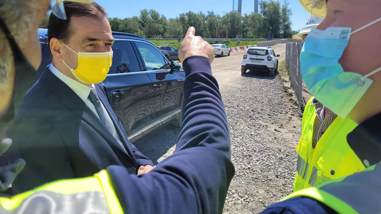 Ionel Dancă alături de Ludovic Orban, într-o vizită la Brăila, pe șantierul Podului peste Dunăre: Facem echipă cu oamenii liberali oriunde este nevoie în țară