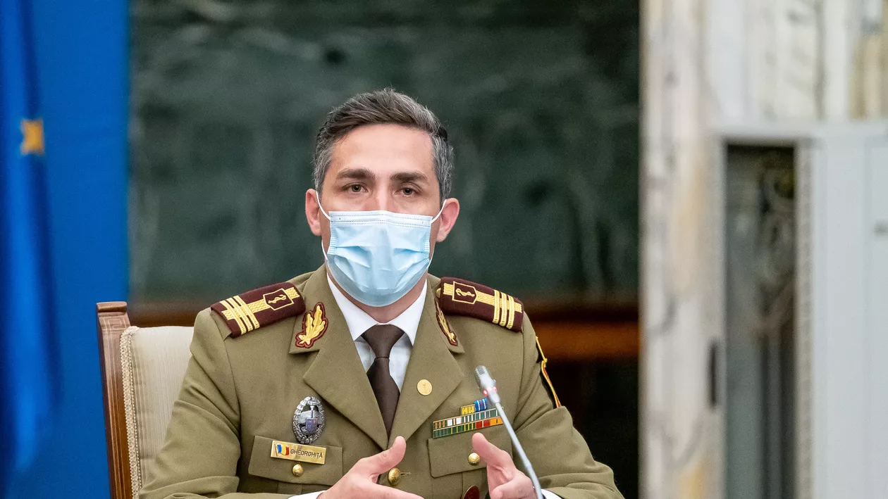 Valeriu Gheorghiță: În București, avem o rată de acoperire vaccinală de circa 45%. În Suceava doar 15,7% din populația eligibilă s-a vaccinat
