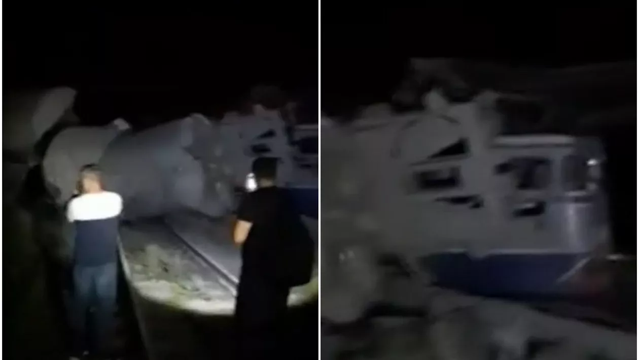 CFR anunţă că şase din cele 13 vagoane răsturnate la Feteşti au fost ridicate