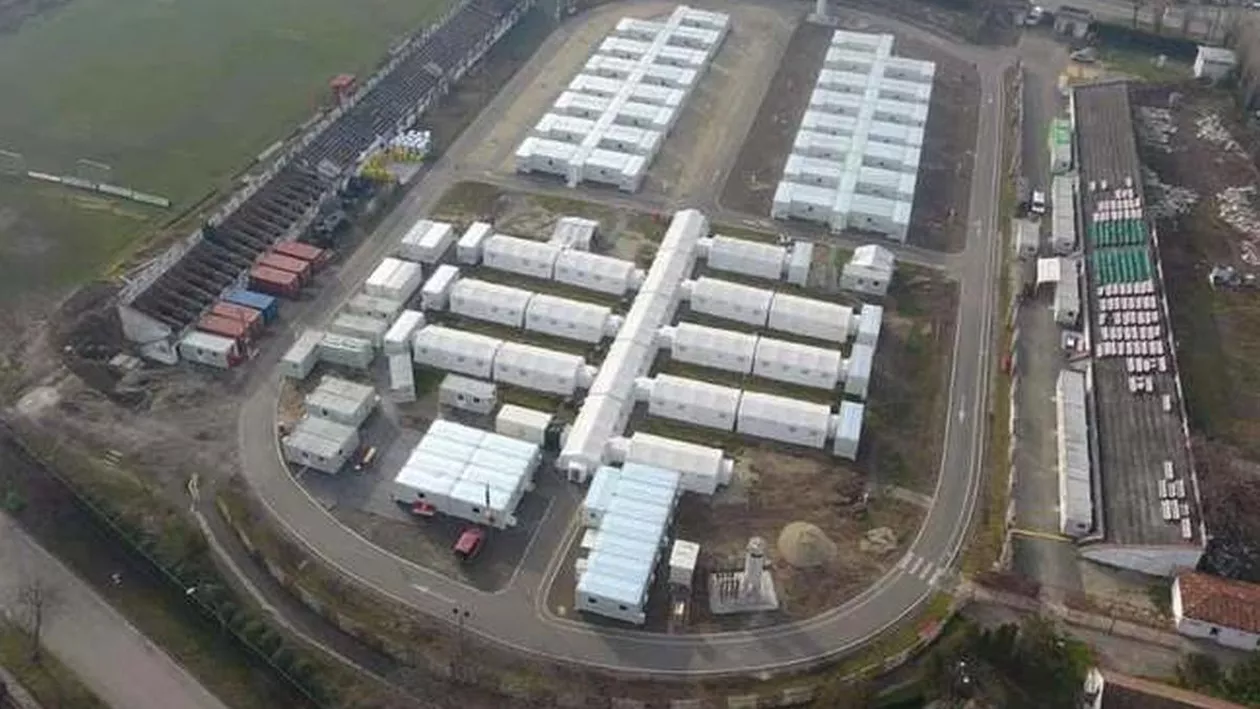 Spitalul modular din Timișoara, redeschis după creșterea numărului de cazuri de COVID-19