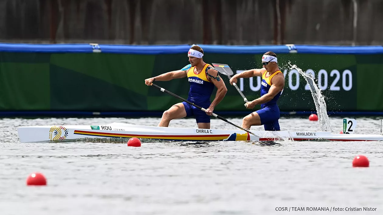 Cătălin Chirilă și Victor Mihalachi, pe locul 5 în finala olimpică de Canoe dublu pe 1.000 m