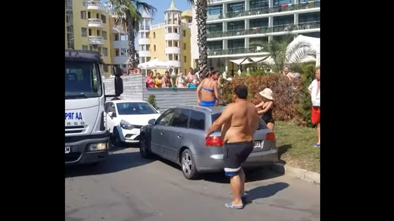 Reacția bulgarilor când văd proprietarii unei mașini cu numere de Sibiu că fac scandal: Așa fac și la ei acasă?