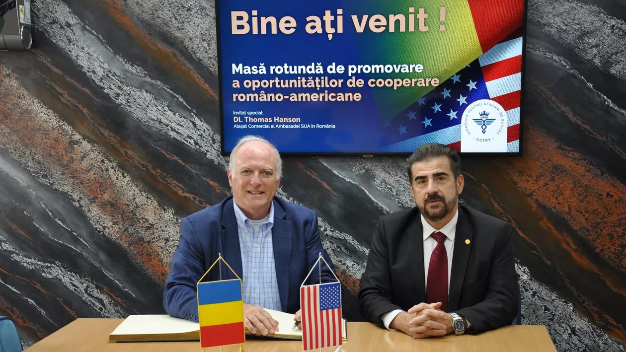 Masa rotundă de promovare a oportunităților de cooperare româno-americane la Camera de Comerț și Industrie Brașov