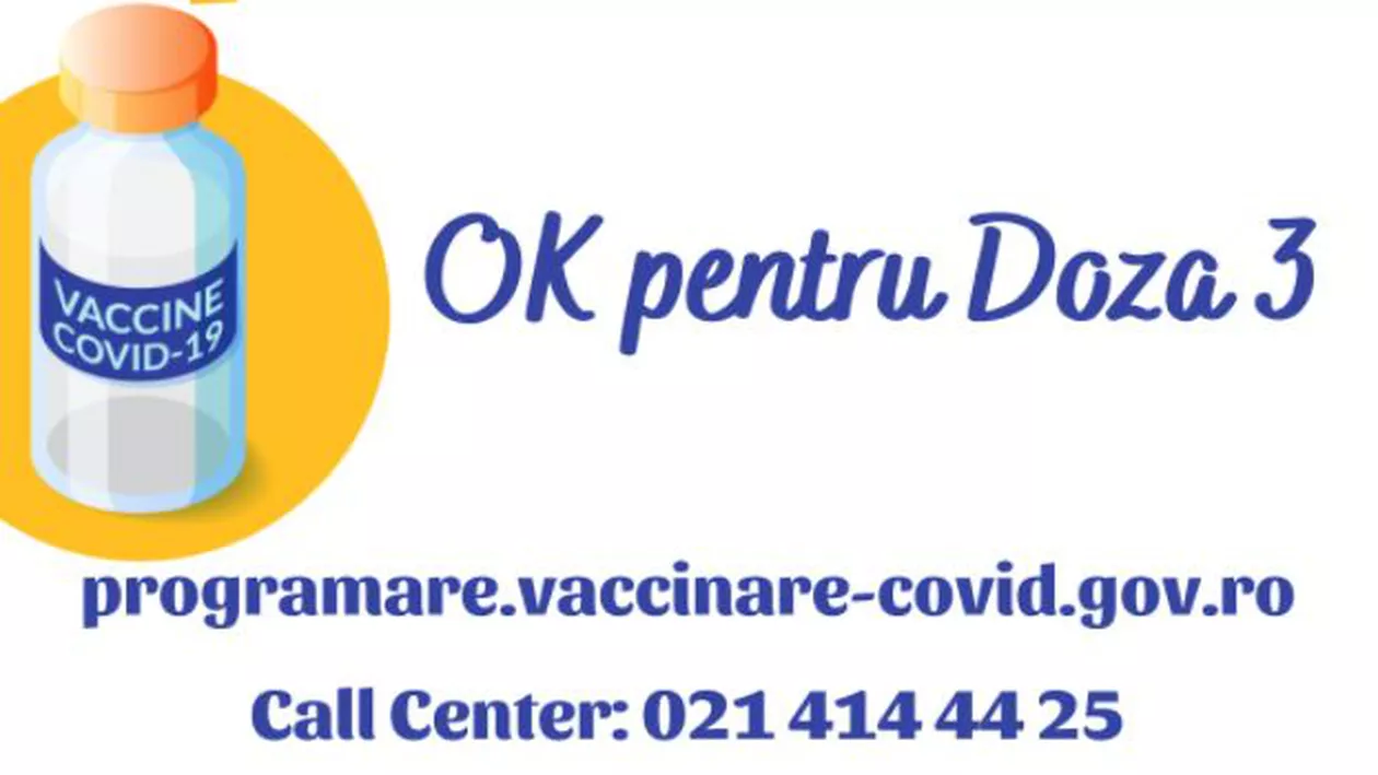 Programare vaccinare doza 3