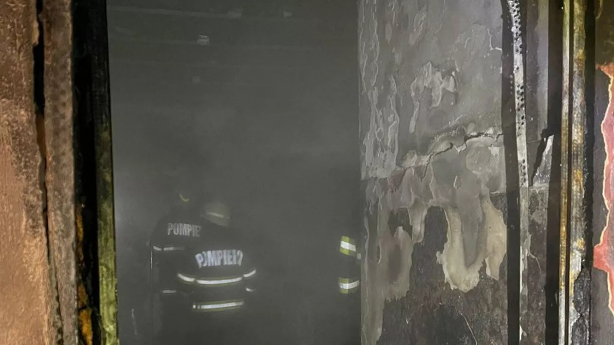 Cum arată salonul care a ars la Spitalului Movila din Ploiești. Doi pacienți au murit, iar o infirmieră a suferit arsuri