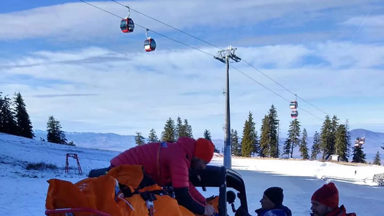 În ce stare se află parapantistul care a rămas agățat de cablul telecabinei Kanzel, după prăbușirea de 40 de metri