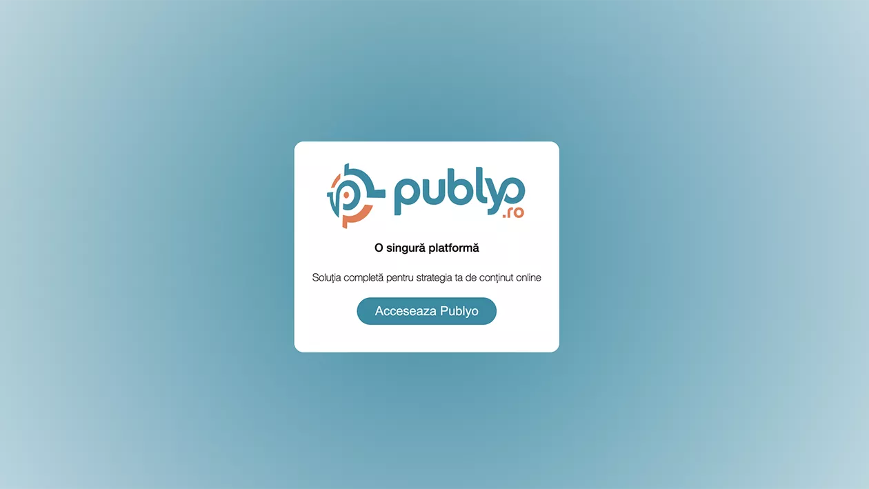 Publyo™ cel mai eficient sistem pentru planificarea, raportarea și monitorizarea articolelor online