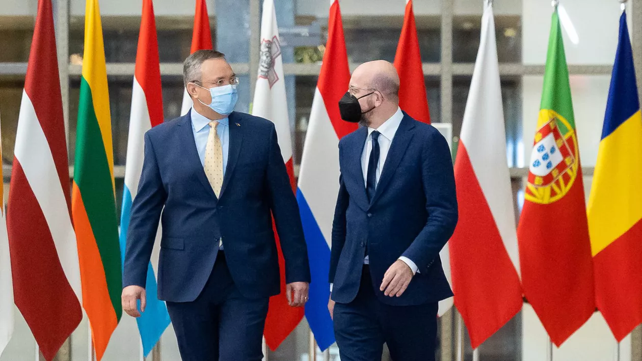 Nicolae Ciucă, discuție cu Charles Michel. Premierul „a reiterat importanța acordată de Guvern obiectivului finalizării MCV, precum și aderării României la spațiul Schengen” (VIDEO)