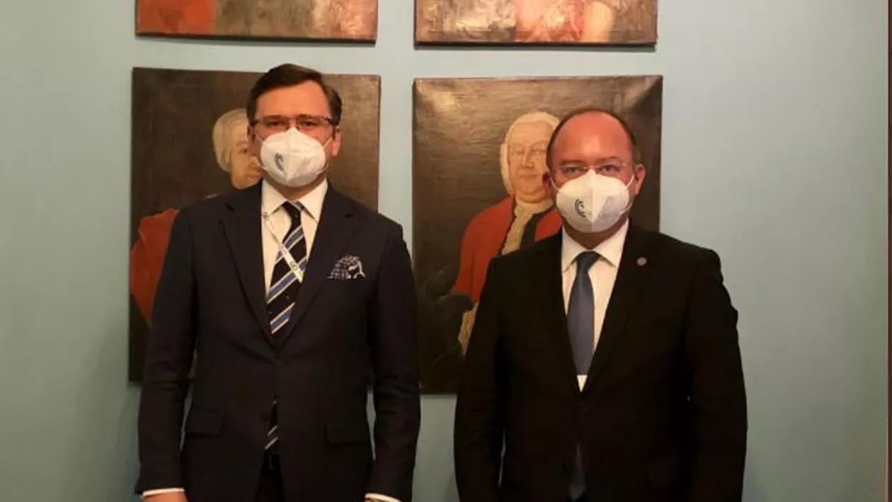 Bogdan Aurescu, discuție cu Dmytro Kuleba, omologul său ucrainean, despre situația etnicilor români din Ucraina și despre evoluțiile de securitate din zonă