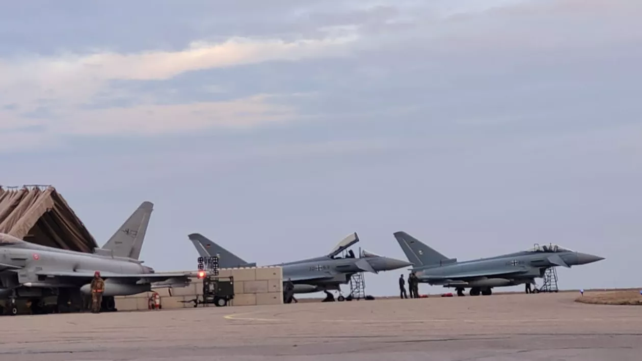 Avioanele de luptă Eurofighter Typhoon ale Marii Britanii, staționate în România pentru a efectua Poliție Aeriană, au intervenit la apărarea Israelului atacat de Iran