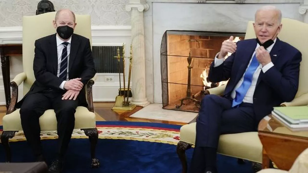 Scholz, prima vizită în SUA: Biden amenință că închide Nord Stream 2, chiar și fără decizia Germaniei. „Îți promit că vom putea face acest lucru” (VIDEO)