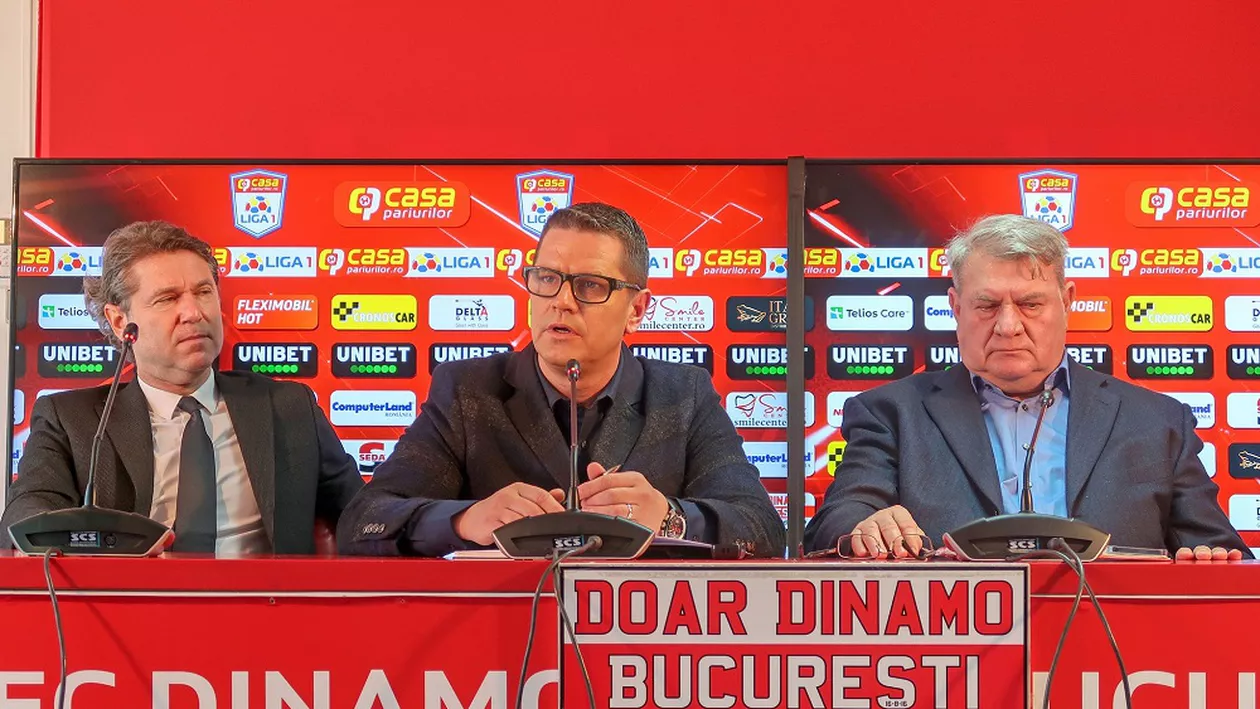 Dinamo a semnat repede cu un alt antrenor, după ce l-a dat afară pe Flavius Stoican. Al 5-lea tehnician în acest sezon