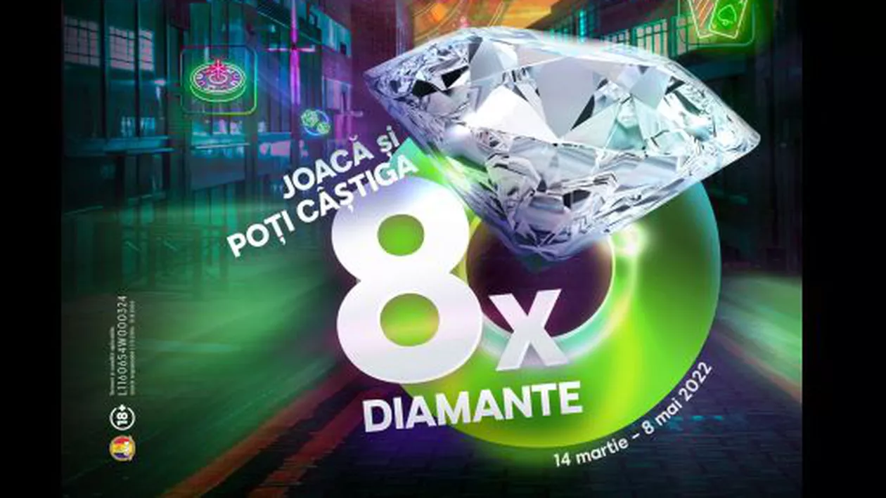 888casino lansează o campanie inedită, cu 8 diamante veritabile în premii