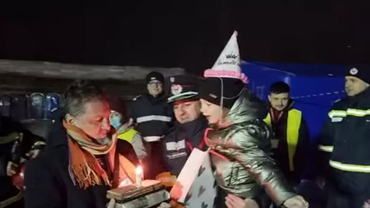 Cum a sărbătorit Arina, o fetiță ucraineană ajunsă în tabăra de la Siret, când a împlinit 7 ani. Voluntarii și angajații ISU i-au făcut o surpriză (VIDEO)