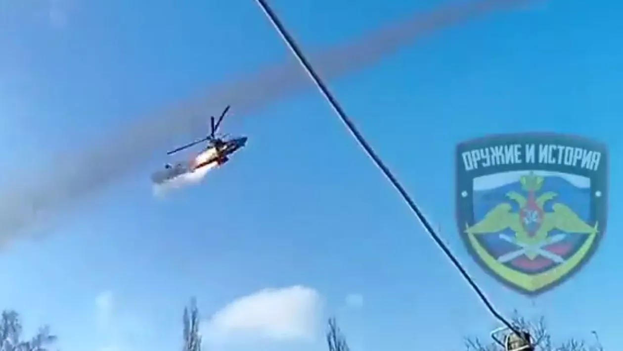 Modul ciudat în care elicopterele rusești se comportă când lansează rachete nedirijate (VIDEO)