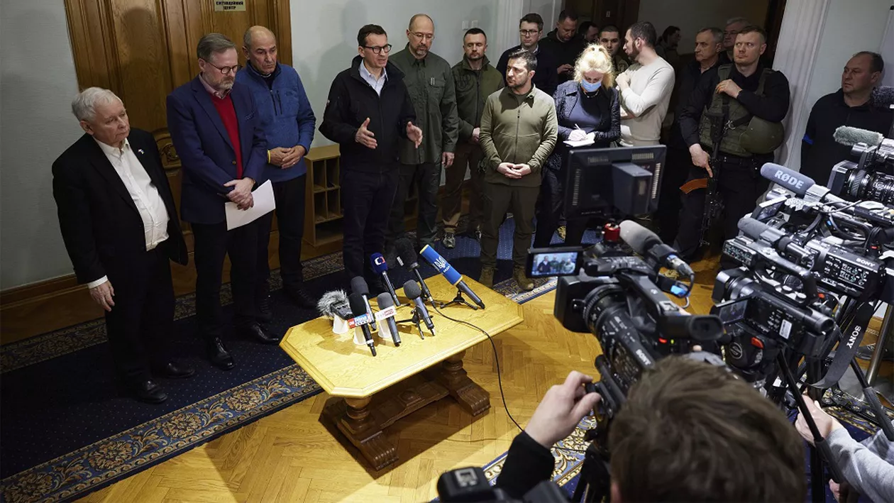 Șeful Căilor ferate ucrainene, detalii inedite despre călătoria premierilor din Polonia, Slovenia și Cehia. Cum au reușit liderii europeni să vină și să plece de la Kiev în doar 24 de ore