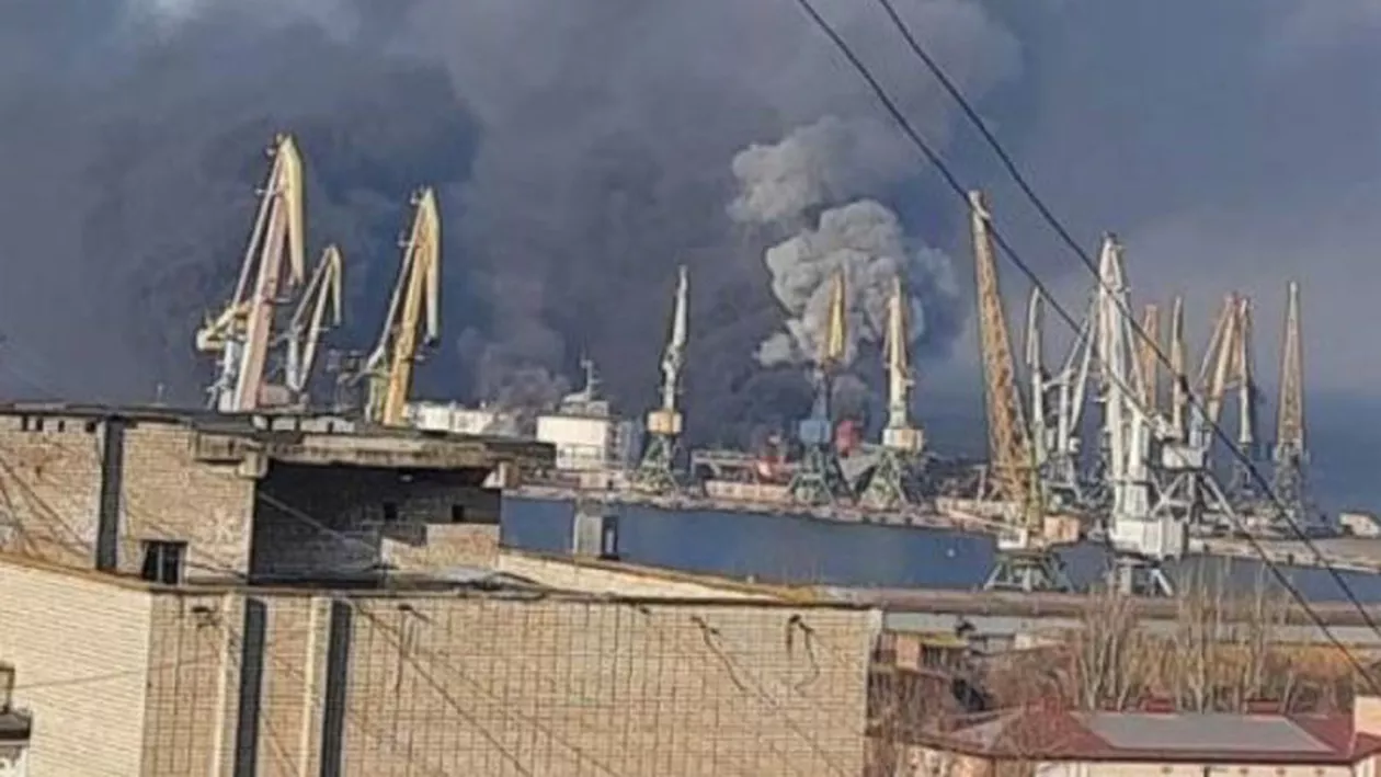 SUA confirmă atacul ucrainean asupra navelor rusești din portul Berdiansk (VIDEO)