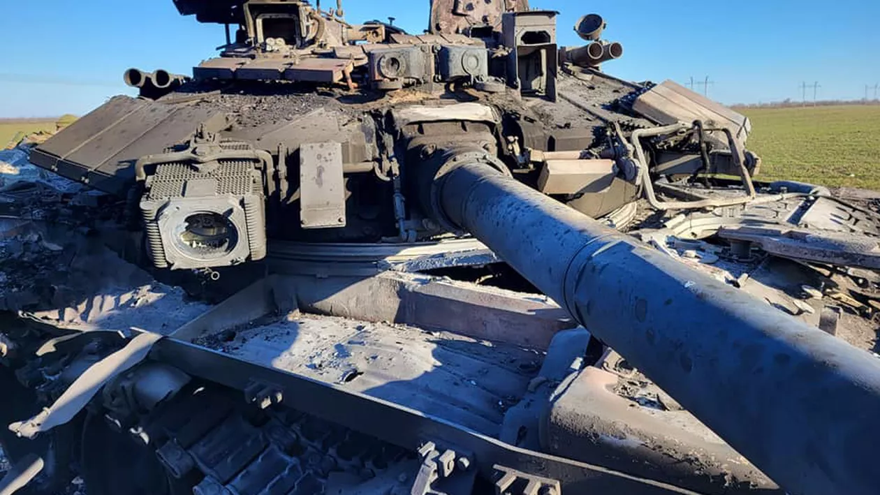 T-90, tancul rusesc Vladimir, distrus de soldații ucraineni
