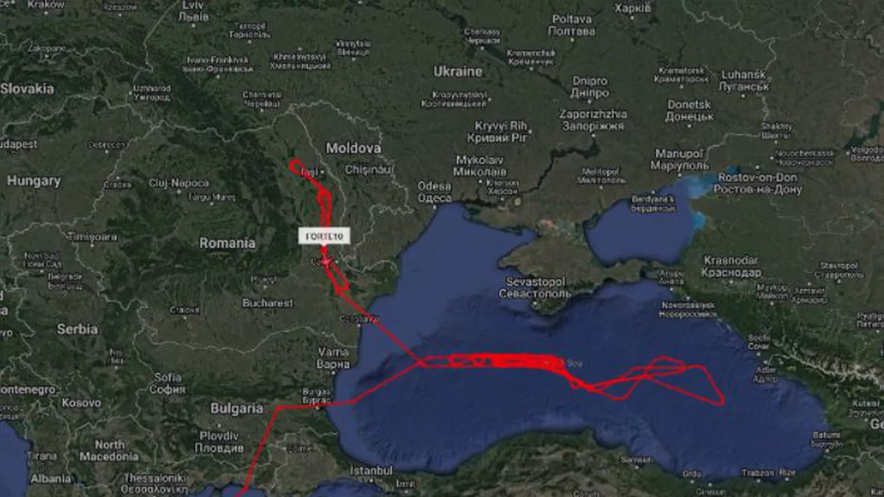 O dronă a SUA a zburat peste România și a studiat zona Republicii Moldova (FOTO)