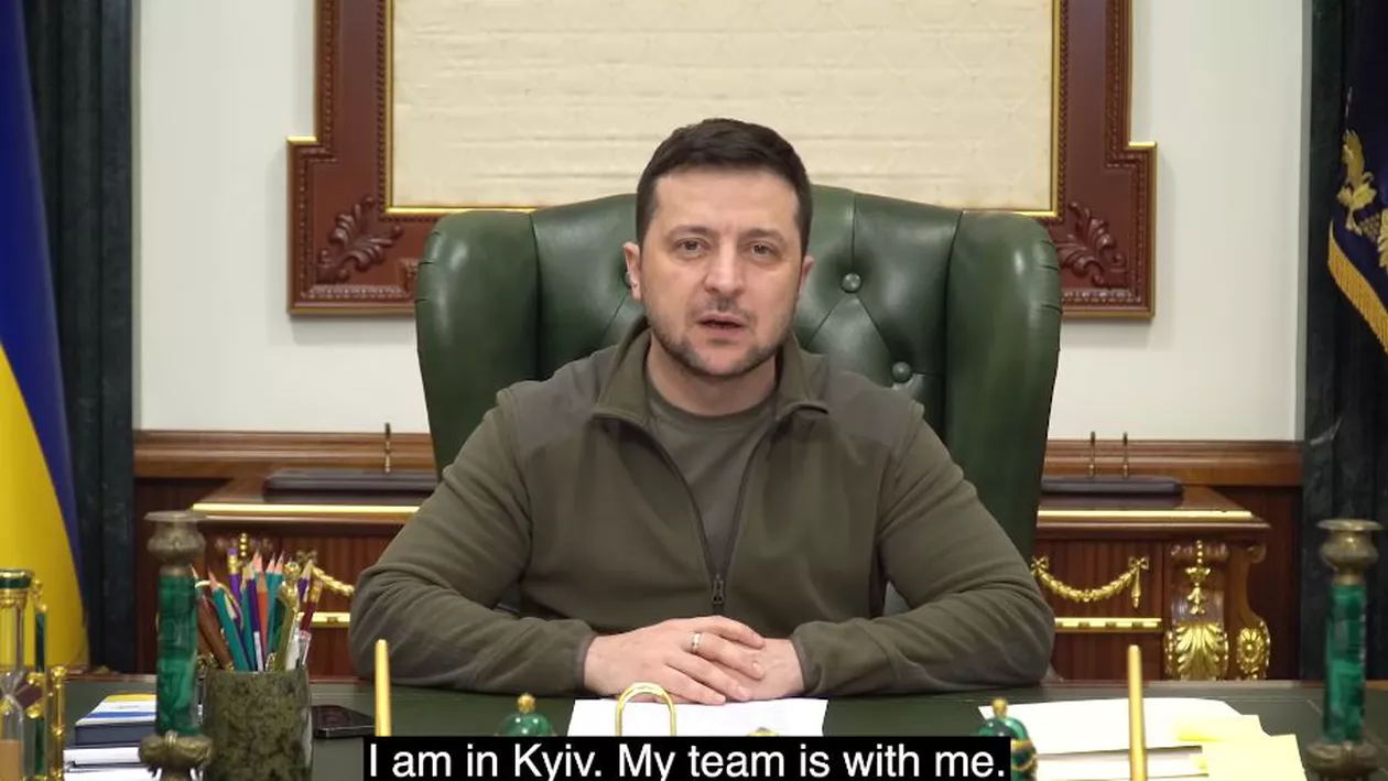 Propaganda rusă susține că Volodimir Zelenski e în Brașov