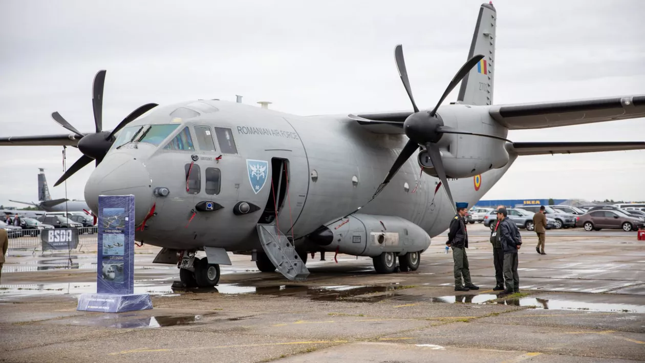 Pacient cu arsuri pe trei sferturi din corp, dus cu o aeronavă Spartan în Germania