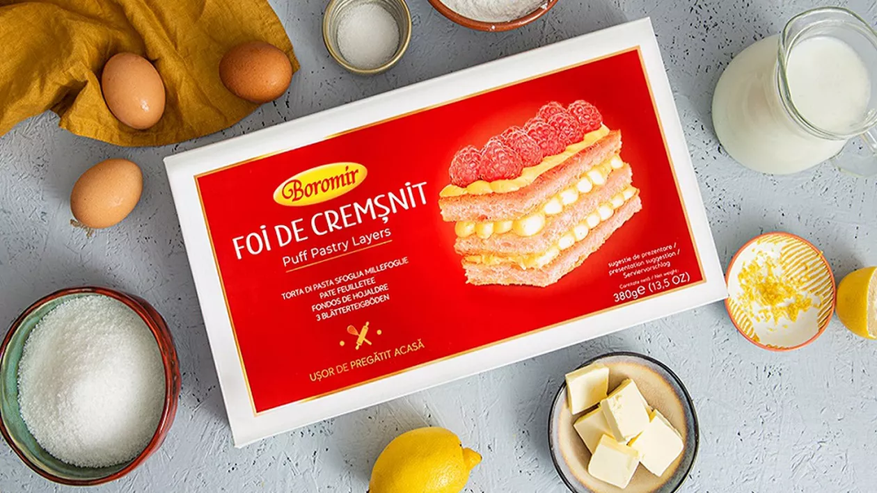 Rețeta Boromir de Millefeuille, Prăjitura Franțuzească