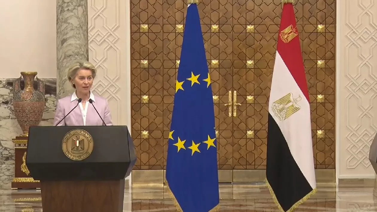 UE a semnat un acord privind gazele naturale cu Egipt și Israel pentru a scăpa de dependența de Rusia