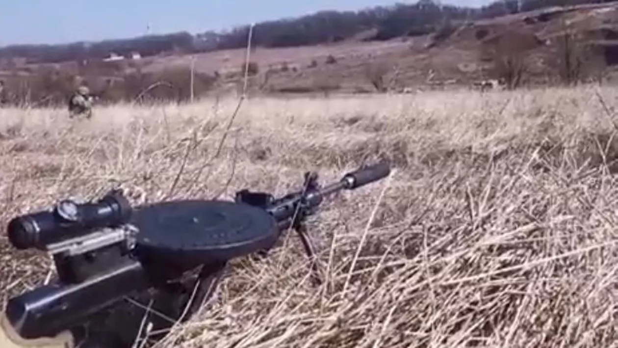 Ucrainenii au modernizat o mitralieră ușoară din 1927 pentru a lupta în războiul provocat de armata rusă