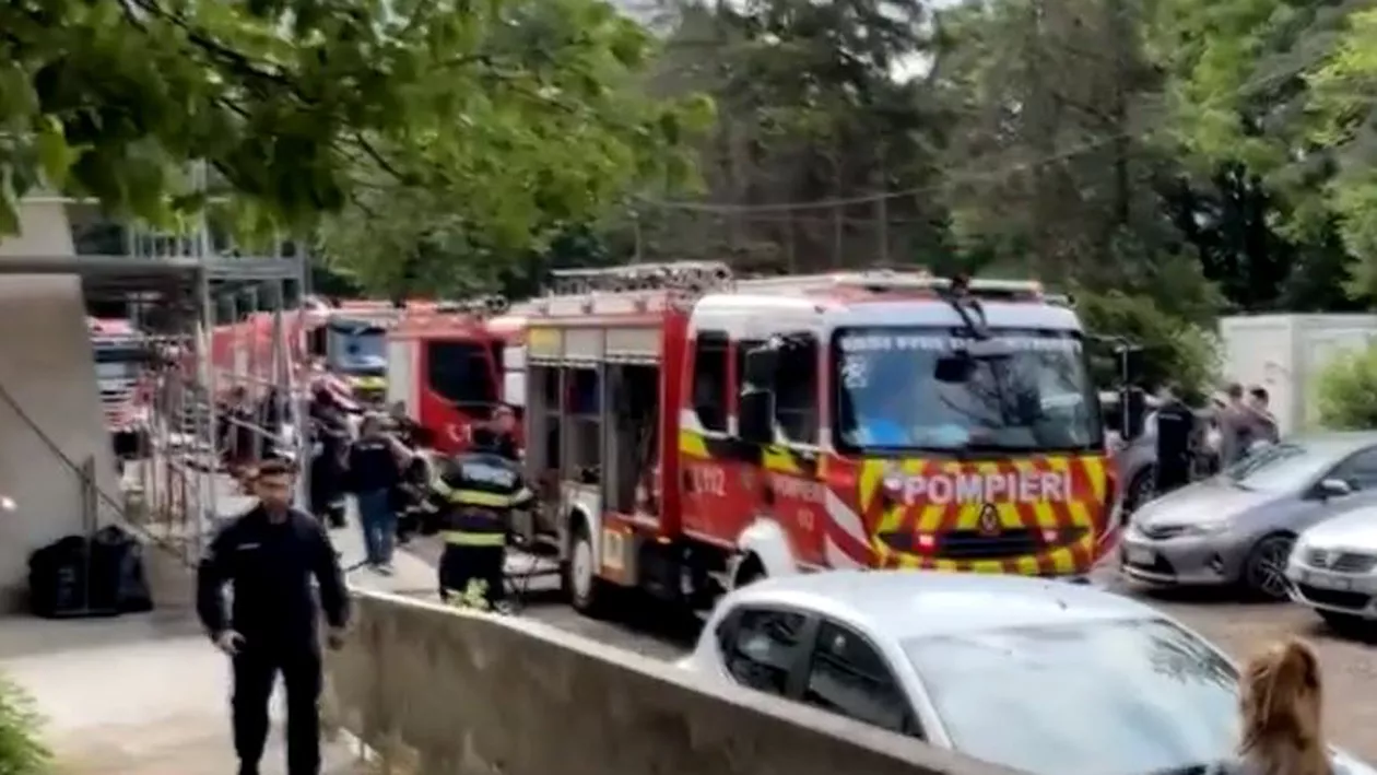 Degajări mari de fum la Spitalul de Copii ”Sfânta Maria” din Iaşi. 50 de copii și 150 de adulți au fost evacuați (VIDEO)