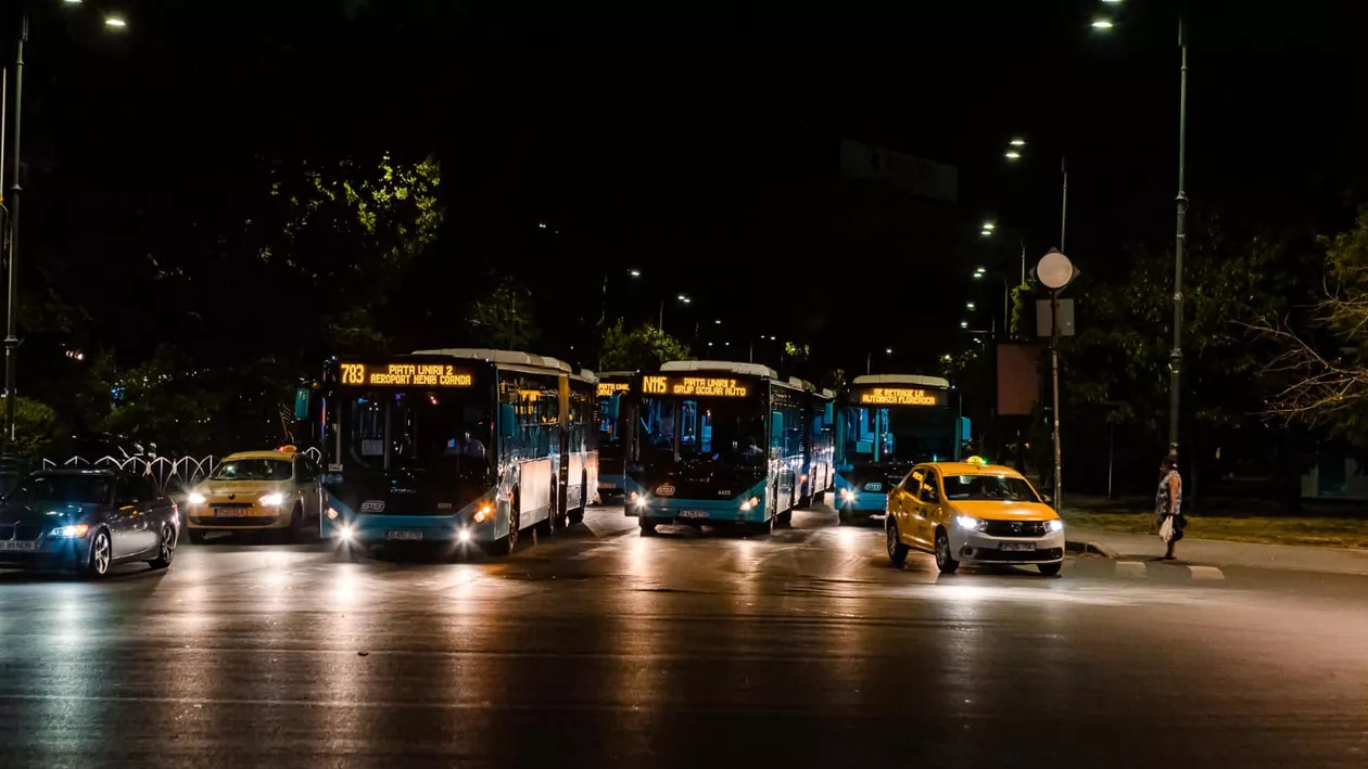 Nicușor Dan: „Traseele de noapte ale transportului public din Bucureşti s-au dovedit a fi un succes” / Care sunt autobuzele cele mai utilizate