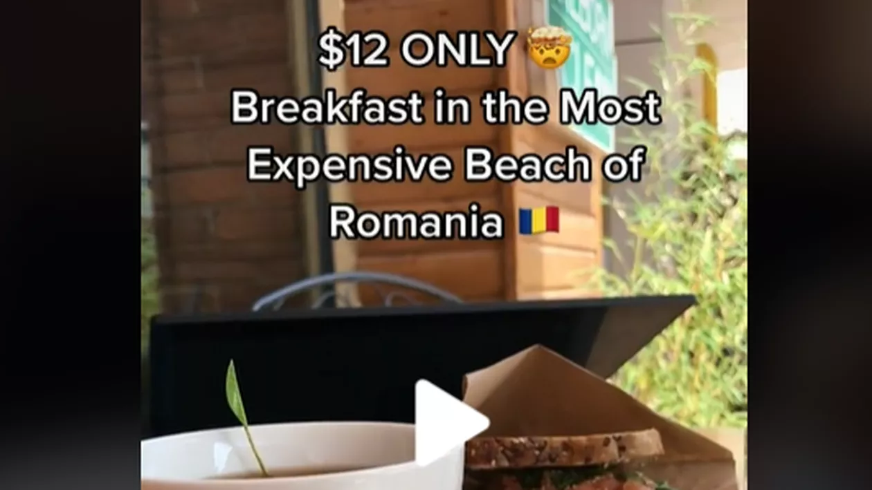 Prețuri piperate în Mamaia? Ce reacție a avut un turist american, care a plătit 60 de lei pentru un sandwich și o cafea