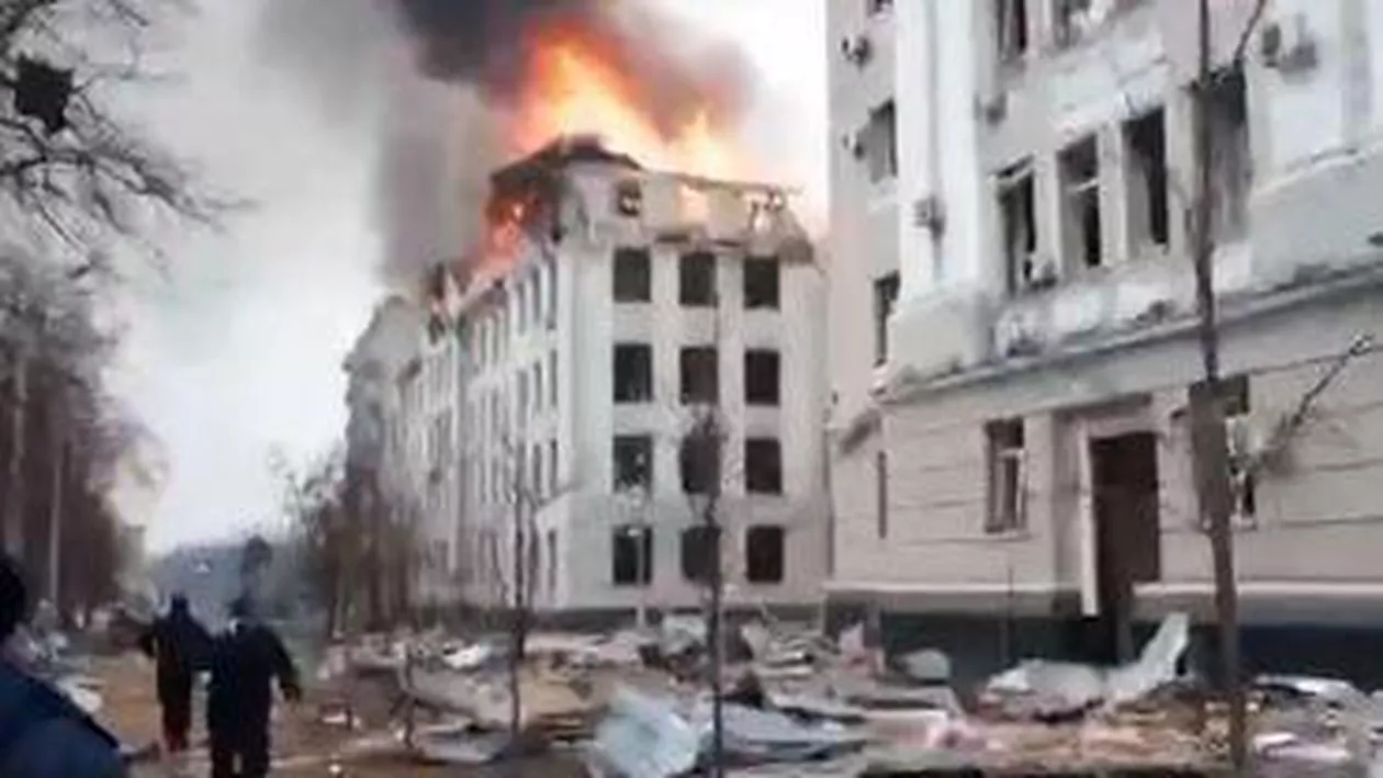 Pană uriașă de curent în Harkov, din cauza bombardamentelor rusești